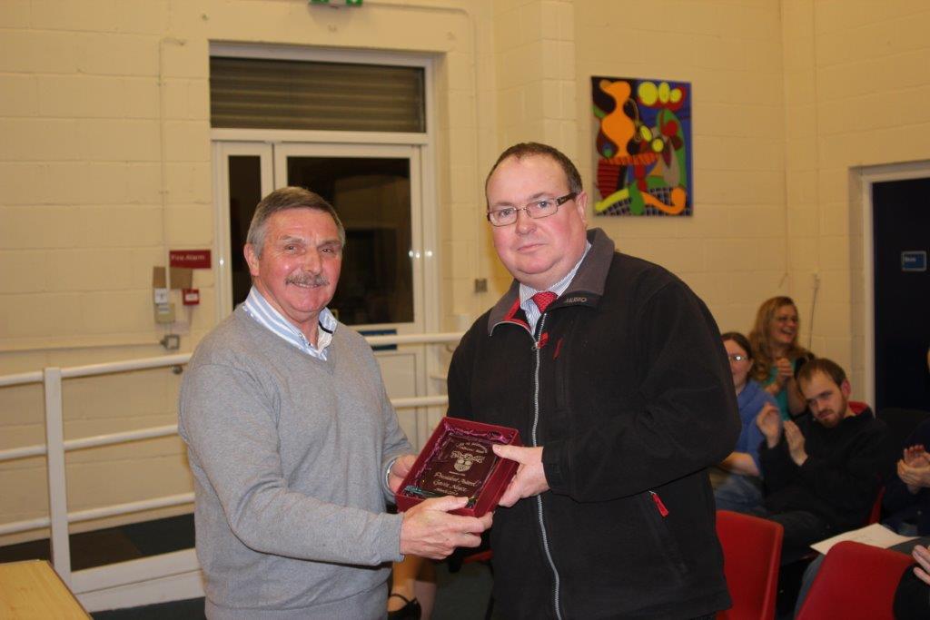 Gavin Noyce receiving the President's Cup